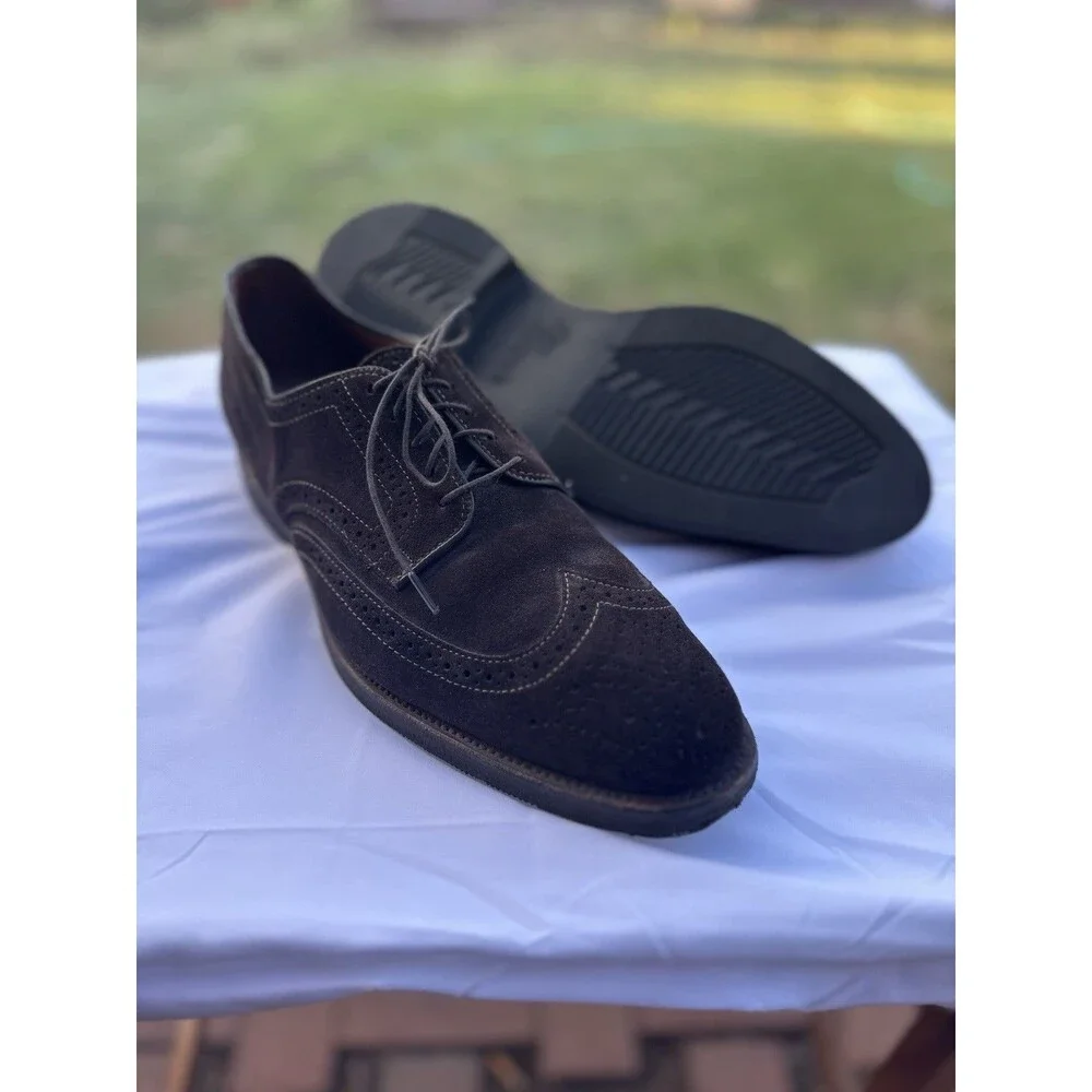 Players Shoe Brown Suede 11.5 M Allen Edmonds Men’s  Clubhouse Shoes Leather